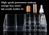 16 σαφής ακρυλικός κάτοχος τρυπών για το ράφι μελανιού δερματοστιξιών χρωστικών ουσιών Makeup