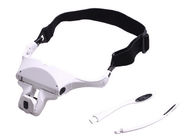 Πολυ λειτουργικό οδηγημένο γυαλί Headband Magnifier εξαρτημάτων δερματοστιξιών για τη λειτουργία