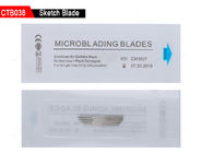 Μίας χρήσης βελόνες 2 Microblading σε 1 διπλή λεπίδα σκίτσων σειρών για Hairstroking και τη σκίαση