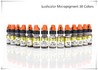 38 ημι χρωστικές ουσίες Lushcolor χρωμάτων αποσπασματικές εγκαταστάσεις για Microblading και Microshading