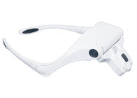 Headband φω'των των άσπρων πλαστικών δερματοστιξιών οδηγήσεων εξαρτημάτων προστατευτικά δίοπτρα ενίσχυσης ματιών