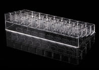 Διαφανής 24mm ακρυλικός κάτοχος 36 φλυτζανιών μελανιού δερματοστιξιών εξάρτημα δερματοστιξιών τρυπών