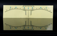 Πλαστική διαφανής αυτοκόλλητη ετικέττα κυβερνητών φρυδιών για το εργαλείο φρυδιών μέτρησης/Microblading