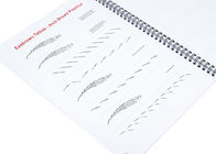 Αγγλικό βιβλίο δερματοστιξιών φρυδιών άσκησης Microblading για PMU την κατάρτιση