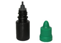 Ανθεκτικό κενό καλλυντικό μαύρο μπουκάλι μελανιού με το πράσινο εμπορευματοκιβώτιο ΚΑΠ, CE