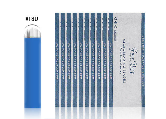 Μπλε ευκίνητη μόνιμη νανο λεπίδα 0.16mm Makeup για τα φρύδια Microblading