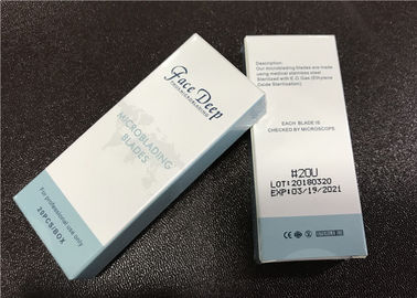 ΝΑΝΟ 0.16mm Microbladimg αποστείρωση αερίου βελόνων EO Makeup λεπίδων μόνιμη